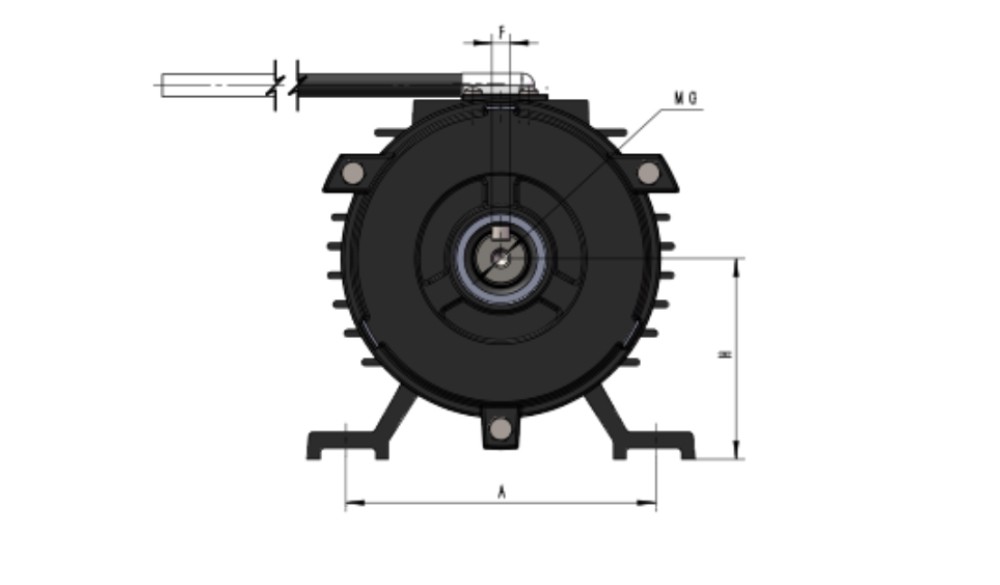 适用大牧人负压风机电机0.4kw 1.1kw 专用底座 专用皮带 0.