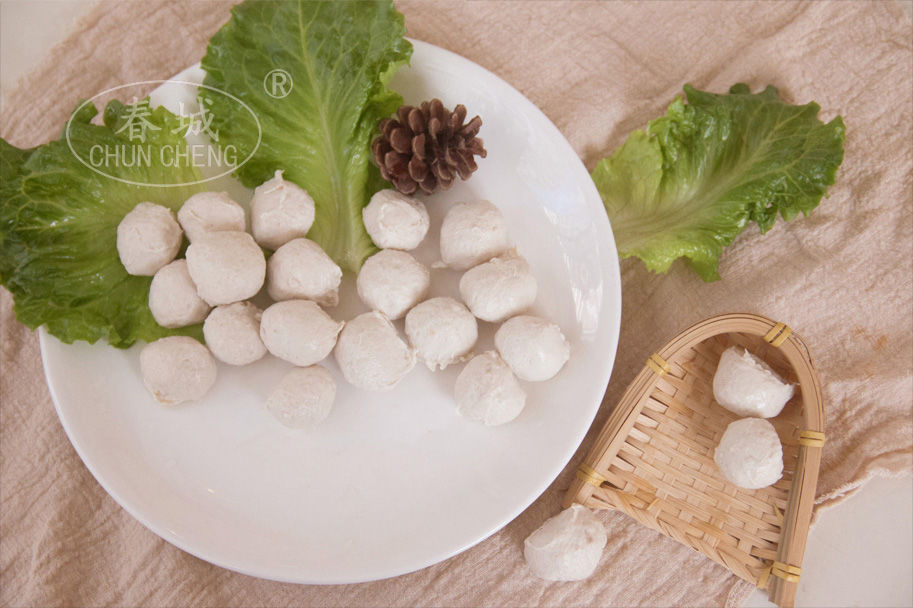 春城漳浦肉丸手打猪肉丸子新鲜制作火锅丸子 漳浦肉丸2斤 虾丸1斤组合