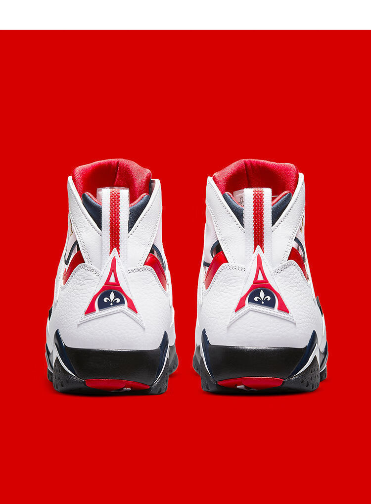 se sapphire蓝宝石粉紫米白卡其大巴黎复古男女鞋中帮篮球鞋 aj7_se