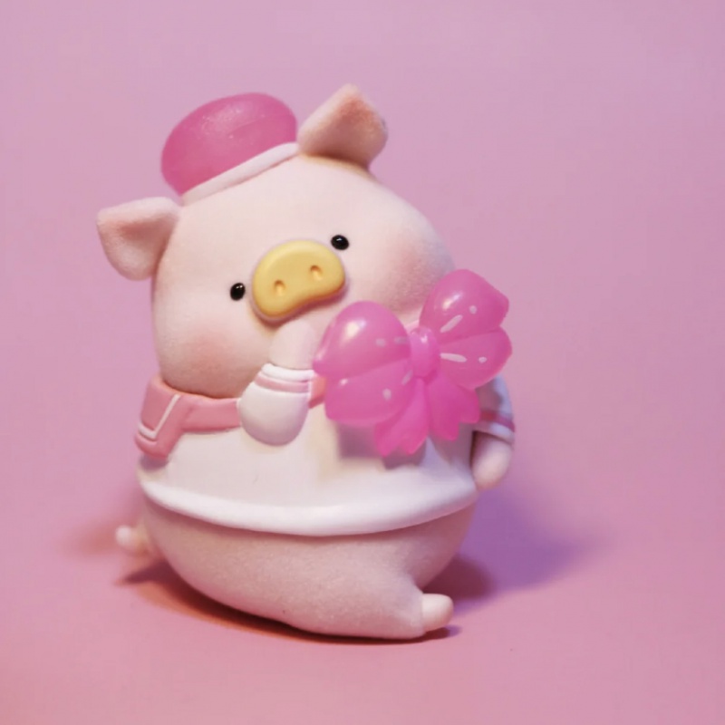 lulu猪樱花2代盲盒花见花开系列罐头猪藏花确认款可爱少女心 霞光确认