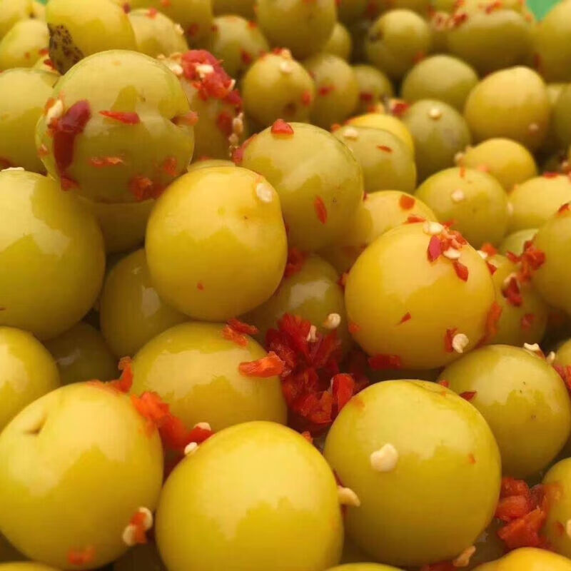 广西横州市酸李子现货腌制沾辣椒脆甜适用珍珠三华李500克袋辣