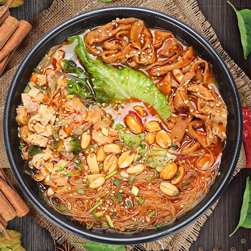 阿伯仔南京鸭血粉丝汤阿伯仔南京鸭血粉丝汤鸭肠粉丝爆肚酸辣粉小鸡炖