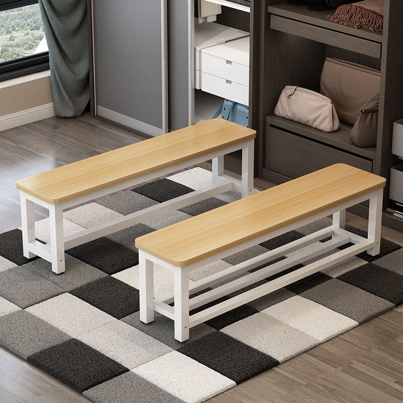 家用长条凳长凳木头凳子木板凳 靠墙换鞋凳长板凳家用更衣室浴室长条