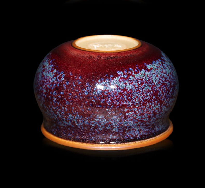 隐庐周家造纯手工钧瓷茶杯便携主人杯茶盏单杯茶具河南禹州神垕钧窑