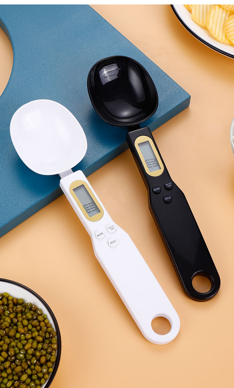沉弗电子调料勺控盐勺家用勺子奶粉勺子定量勺01克调味勺小号限盐小