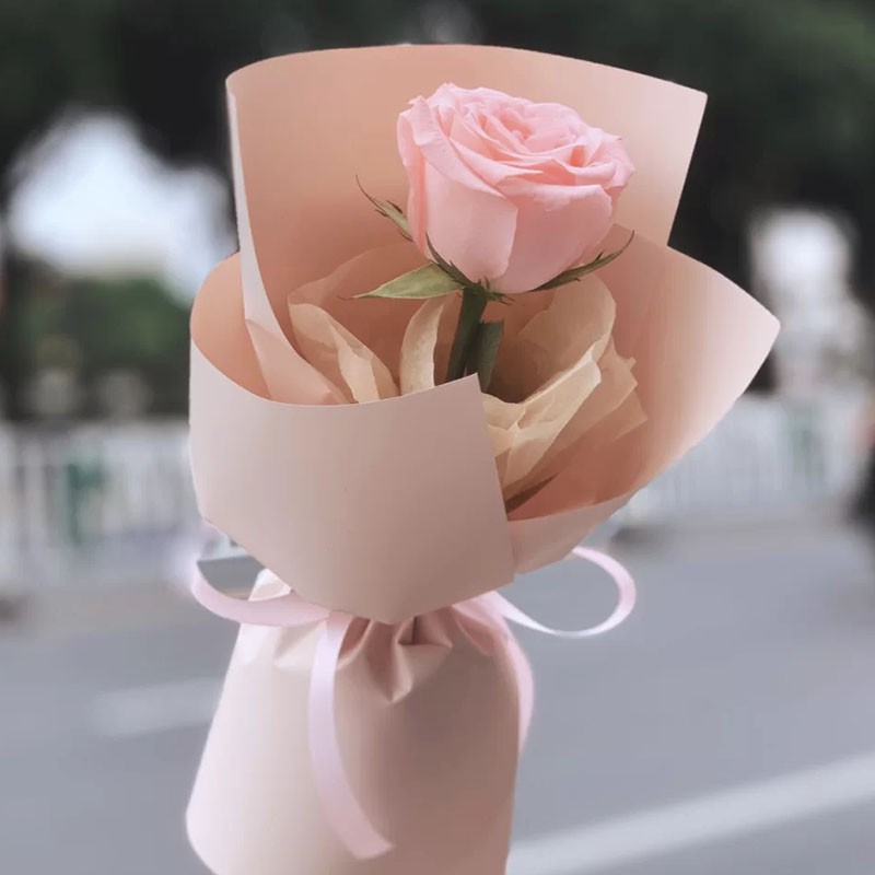 伊诗百俪鲜花速递单支玫瑰向日葵康乃馨小花束送女生老师员工礼物公司