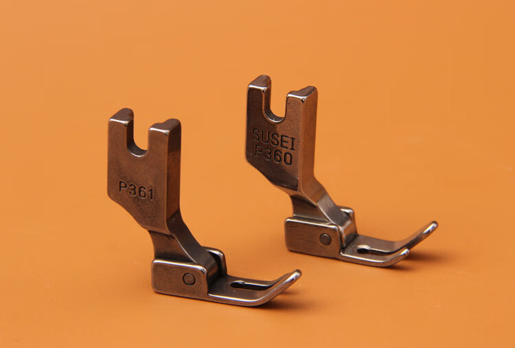 欧凯奇玖亚迪工业缝纫机平车上拉链压明线小压脚左窄右宽压脚p360全钢