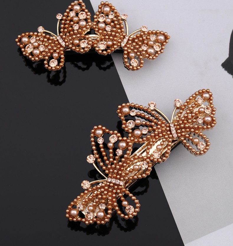 火之灵发夹网红2021年新款头发夹子蝴蝶发卡一字夹后脑勺卡子头饰发