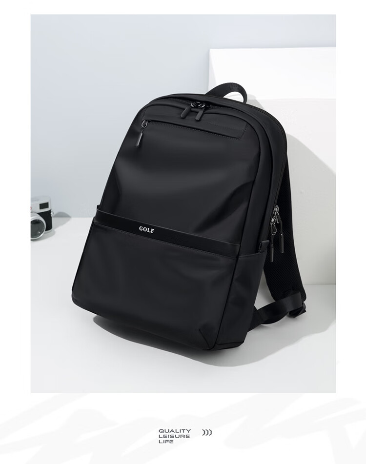 GOLF Laptop Backpack for Men, 17.3-Inch, Huawei Notebook, Business Travel Backpack, College Student Schoolbag, Black 11