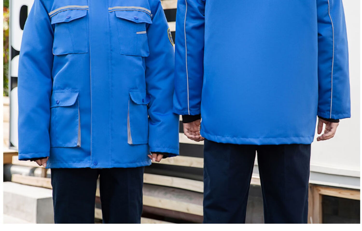 防静电工作服中石化工作服秋冬款冬季防酸碱棉衣加厚保暖棉袄化工防寒
