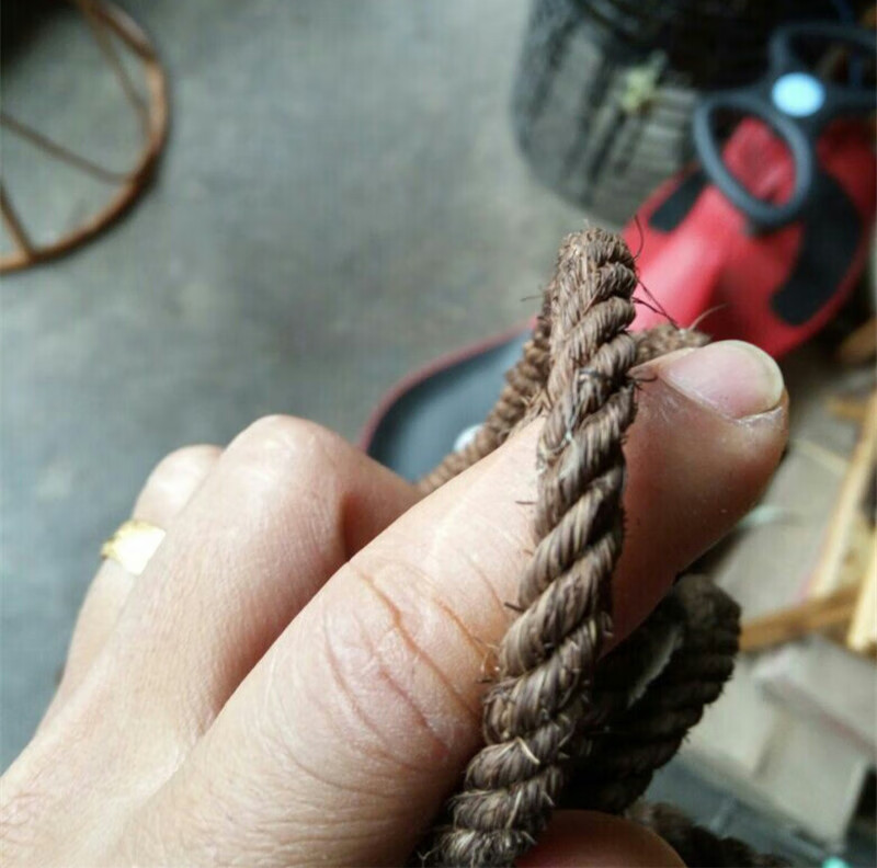 棕绳棕榈绳捆绑绳麻绳手工绳拉网绳装饰绳打包绳粗细3/5/7园艺 4毫米