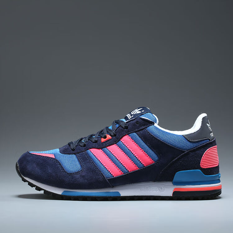 三叶草男鞋情侣zx750跑步鞋复古春夏季女鞋透气zx700休闲运动鞋灰白