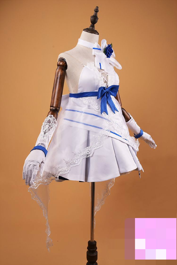 崩坏3纯净永恒雷电芽衣cos花嫁婚纱cosplay服装动漫cosply xl【图片