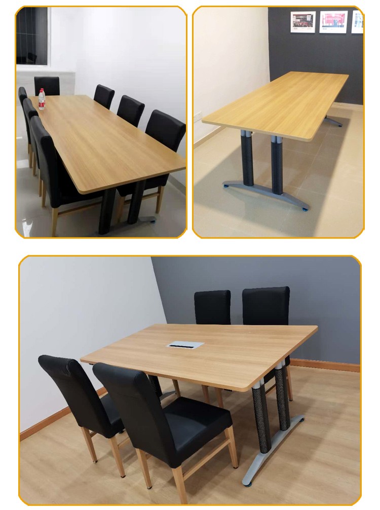 亲品德佑链家会议桌中介地产门店签约桌贝壳住商中环办公桌24米一桌八