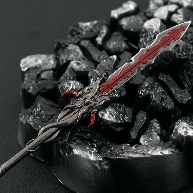 定制东伯雪鹰飞雪枪黑龙枪雪鹰动漫领主周边枪指天下手办金属模型 43