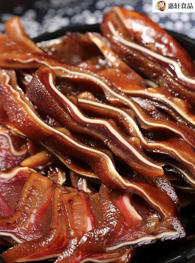 湖南腊味农家自制烟熏猪耳朵500g下酒菜 熏香腊猪耳朵3斤(1500g【图片