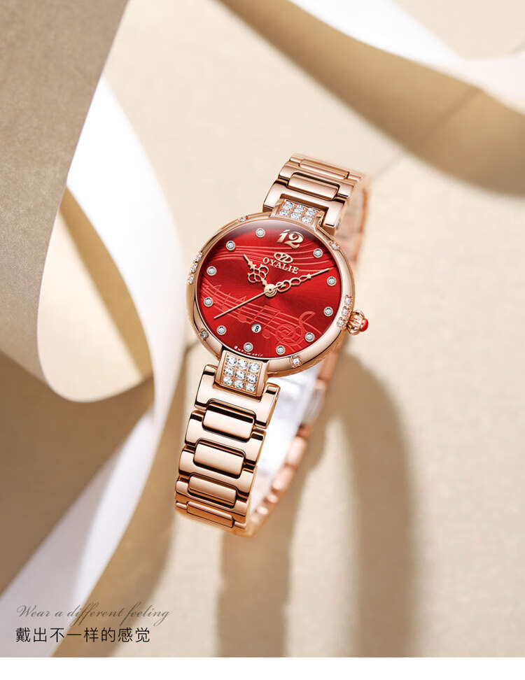 花花公子手表女2022年新款绿水鬼小绿表皮带带机械方表女 皮带小绿方