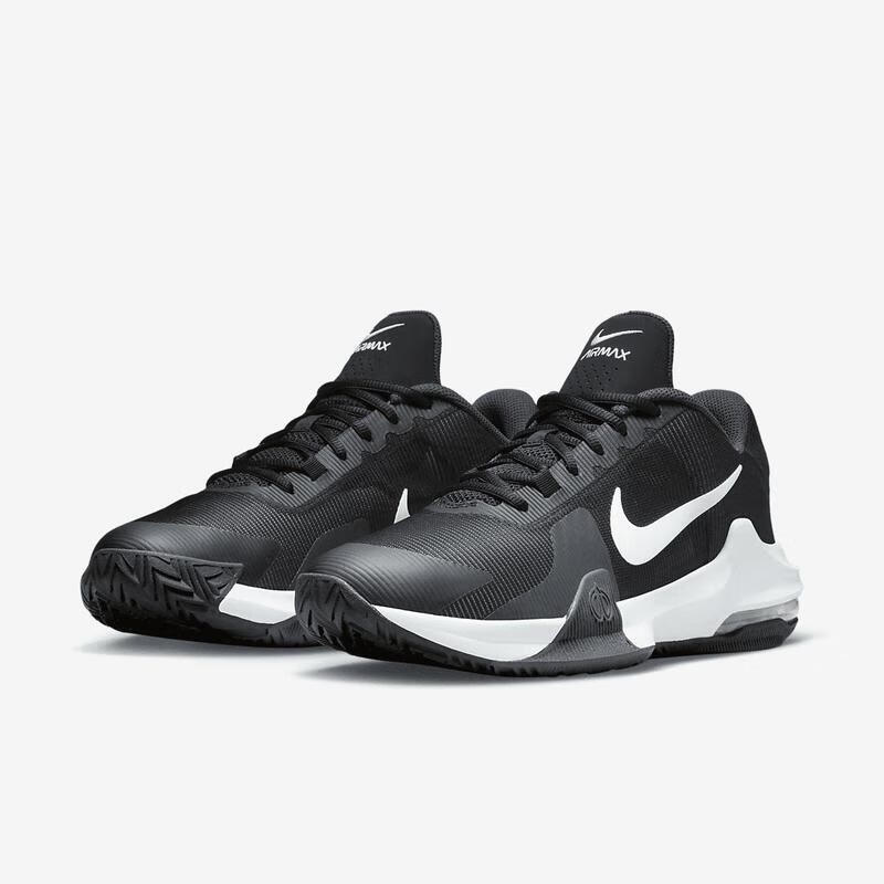 耐克nike 男鞋air max impact 4 缓震透气 运动实战篮球鞋男 black