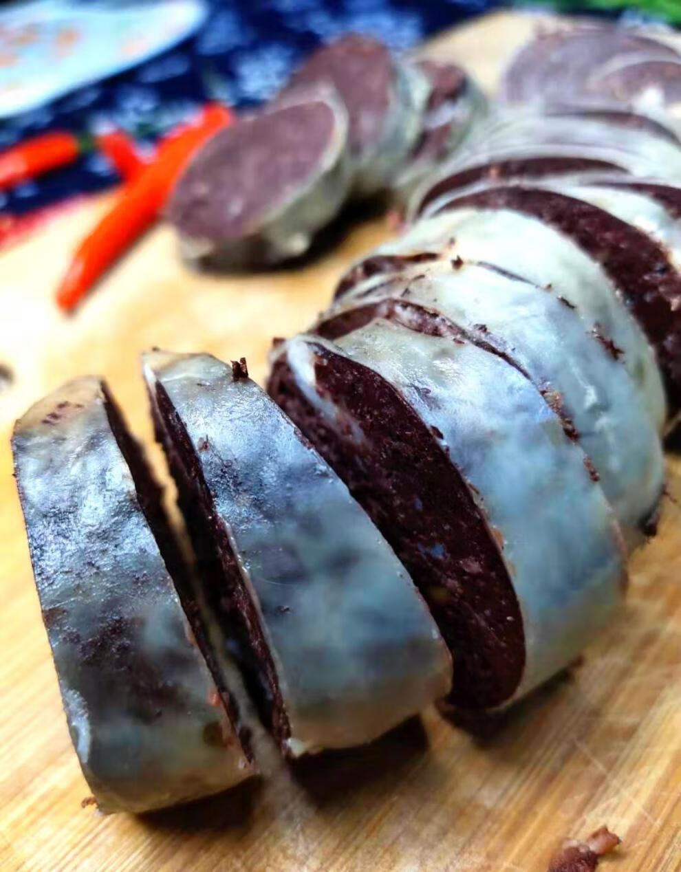 赤峰荞面血肠东北网红猪血肠面肠3斤装农家自制真空包装顺丰荞面血肠2