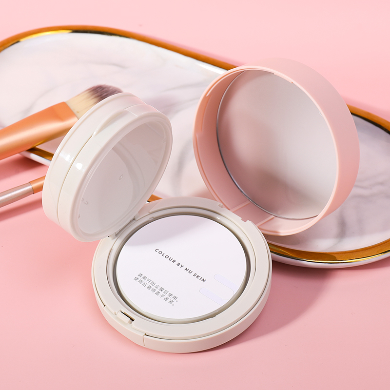 国产如新觅色幻妍双层气垫粉底液遮瑕02杏仁白