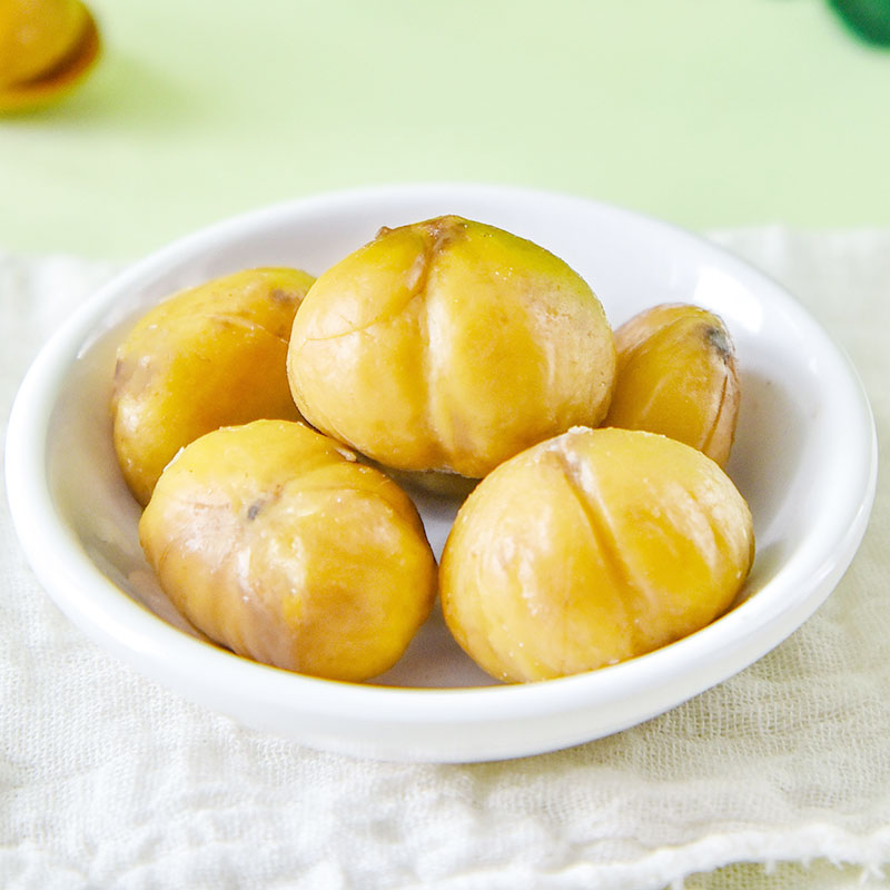 广西河池特产 板栗干即食甘栗仁板栗肉去皮去壳甜栗子仁 岜王 板栗80g