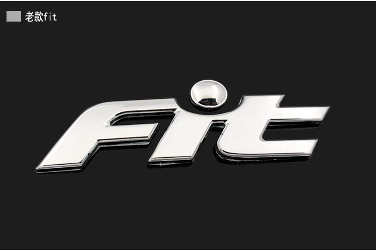 适用于 0308 0916款本田新老款飞度fit车标 fit英文标后尾箱字母标志