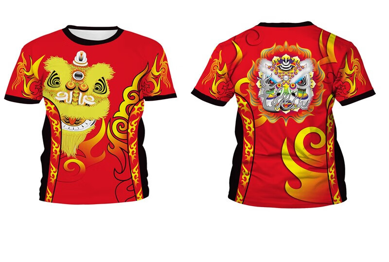 醒狮衣服舞狮服装舞狮团队队服舞龙服装长短醒狮服狮子衣服 脚套(10件