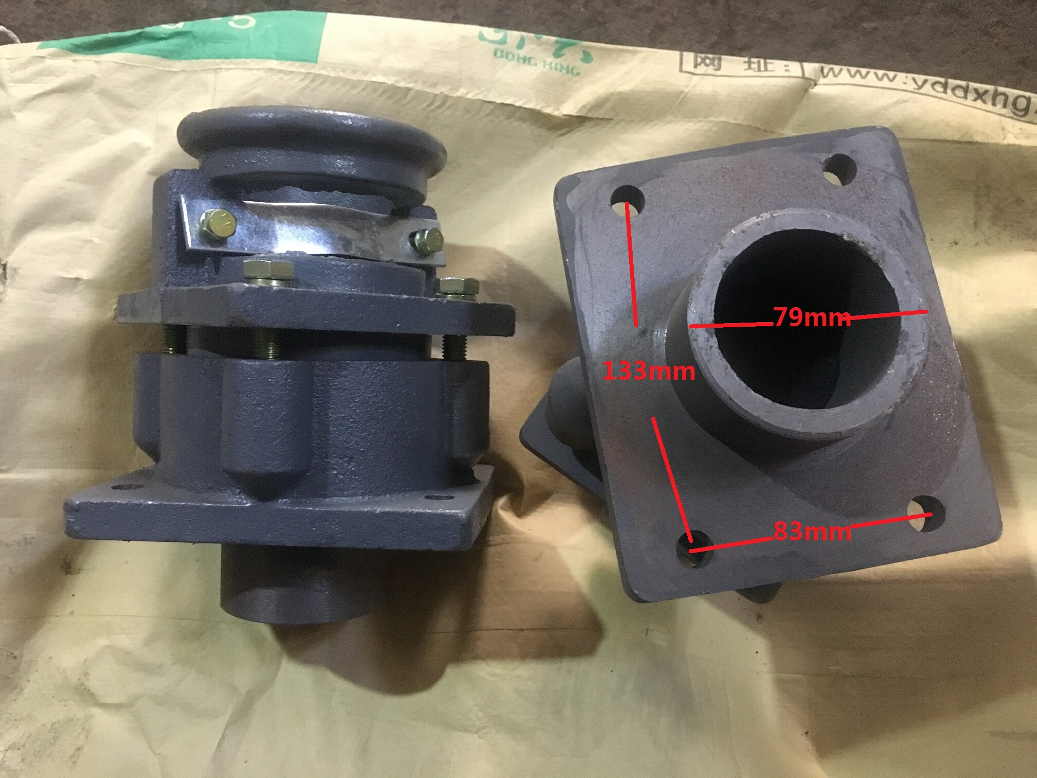 防爆喇叭口防爆电机出线口防爆电机开关喇叭口出线斗嘴压板式4268