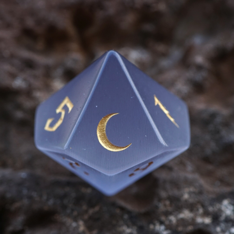 跑团骰子 trpg 月亮版全套灰猫眼dnd骰子coc跑团骰子克苏鲁跑团trpg