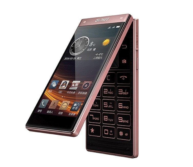 dcoudgionee金立适用于天鉴w909通4g智能商务双屏翻盖二手手机4 64g 9