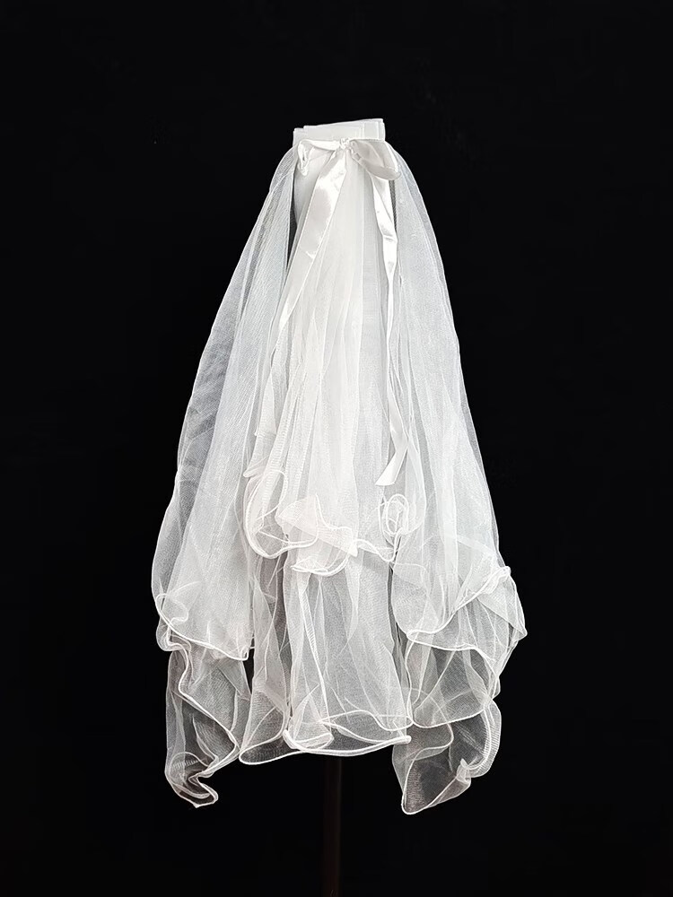 流苏皇冠暖灯双层头纱(珍珠款)【图片 价格 品牌 报价】-京东