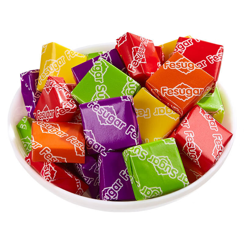 瑞士糖混合水果味软糖婚庆喜糖儿童休闲零食年货100g1000g1000克瑞士