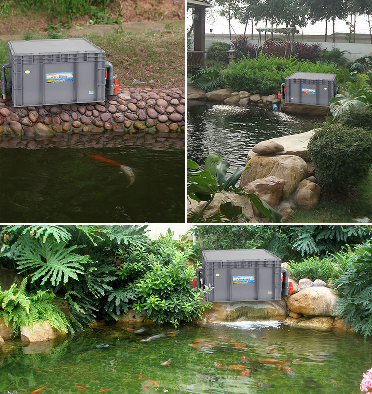 舞万花 鱼池过滤器大型室外水循环系统家用鱼缸过滤盒锦鲤水族过滤箱