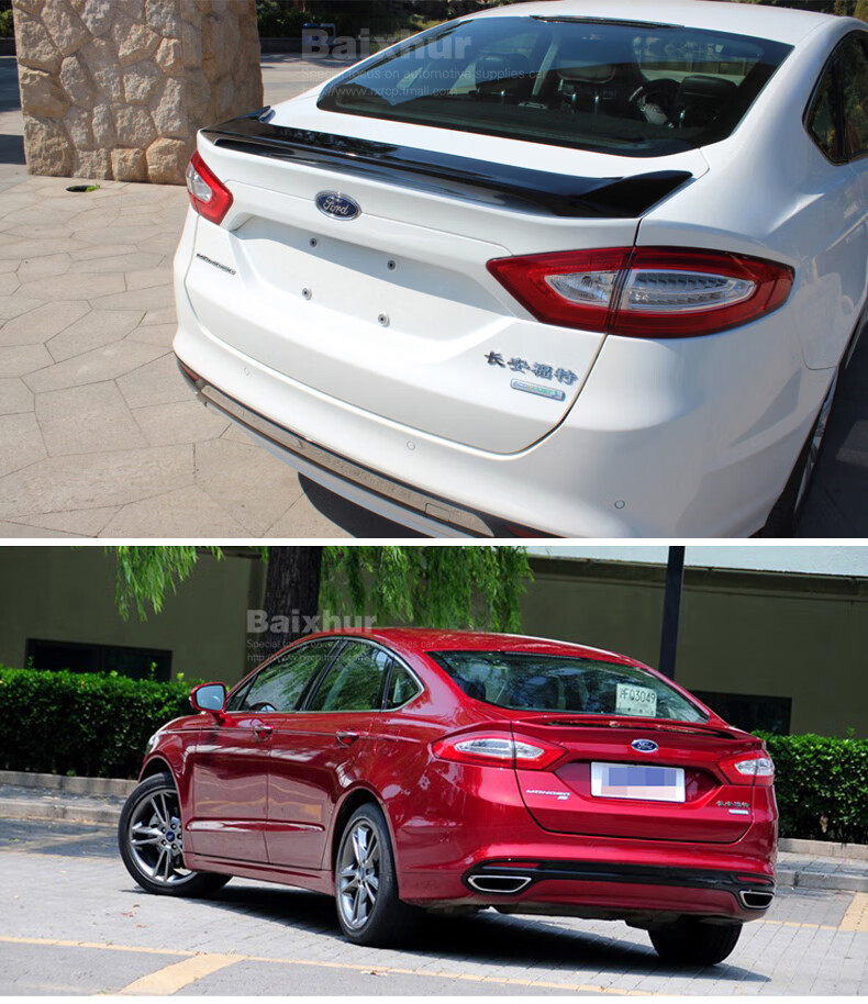 13-22款蒙迪欧尾翼改装豪华运动款免打孔尾翼专用于福特 13-21款-闪耀