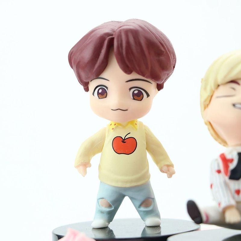 bts防弹少年团韩国玩偶公仔摆件手办tinytan同款周边送女生日礼物 七