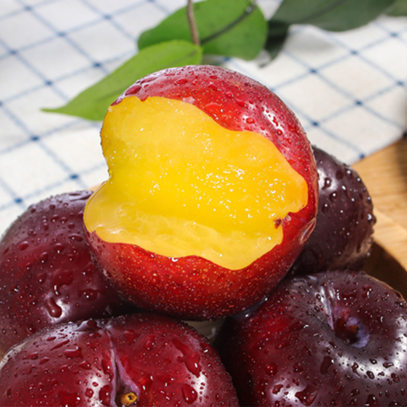 (顺丰速运)纯香果 黑布林 智利进口李子 新鲜水果 严选3斤装【图片