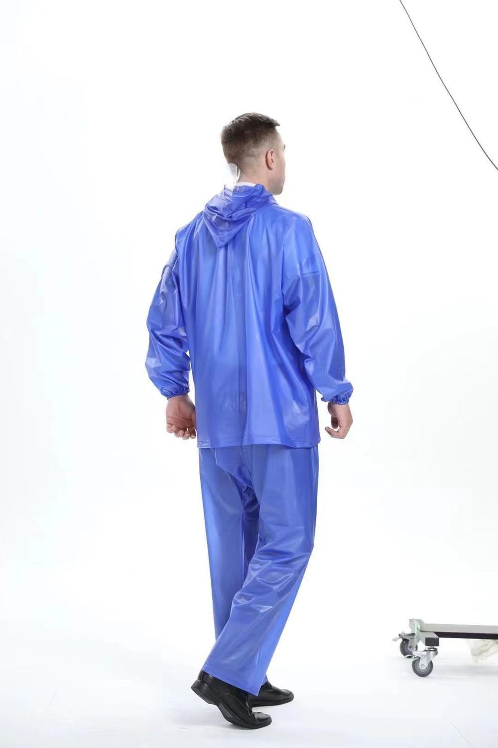 加厚套装雨衣雨裤牛筋雨衣防暴雨男女士工地干活套装雨衣批发 新款