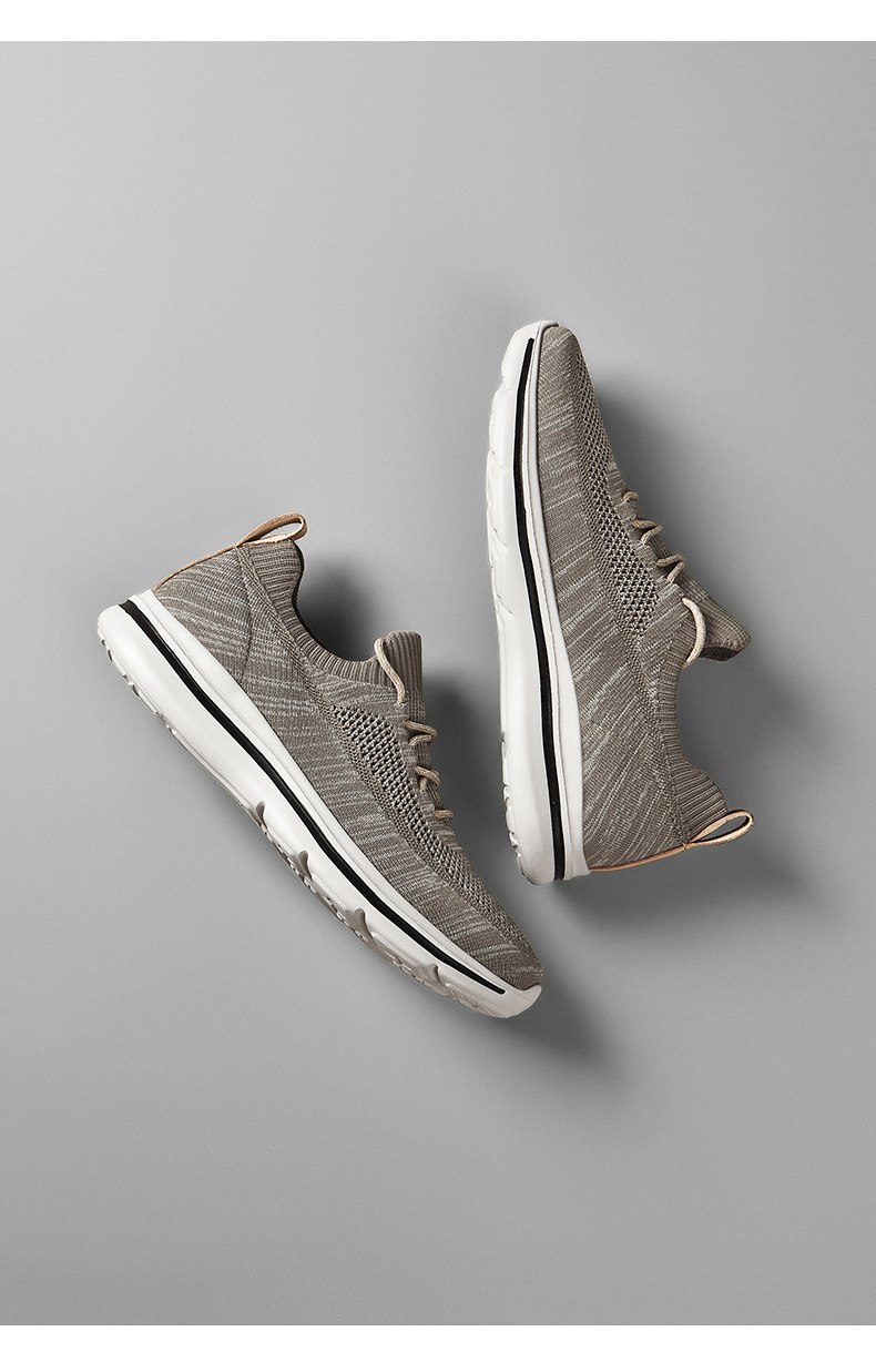 cele策乐男鞋2022夏季新款网面鞋透气运动休闲鞋飞织网布鞋子男深蓝色