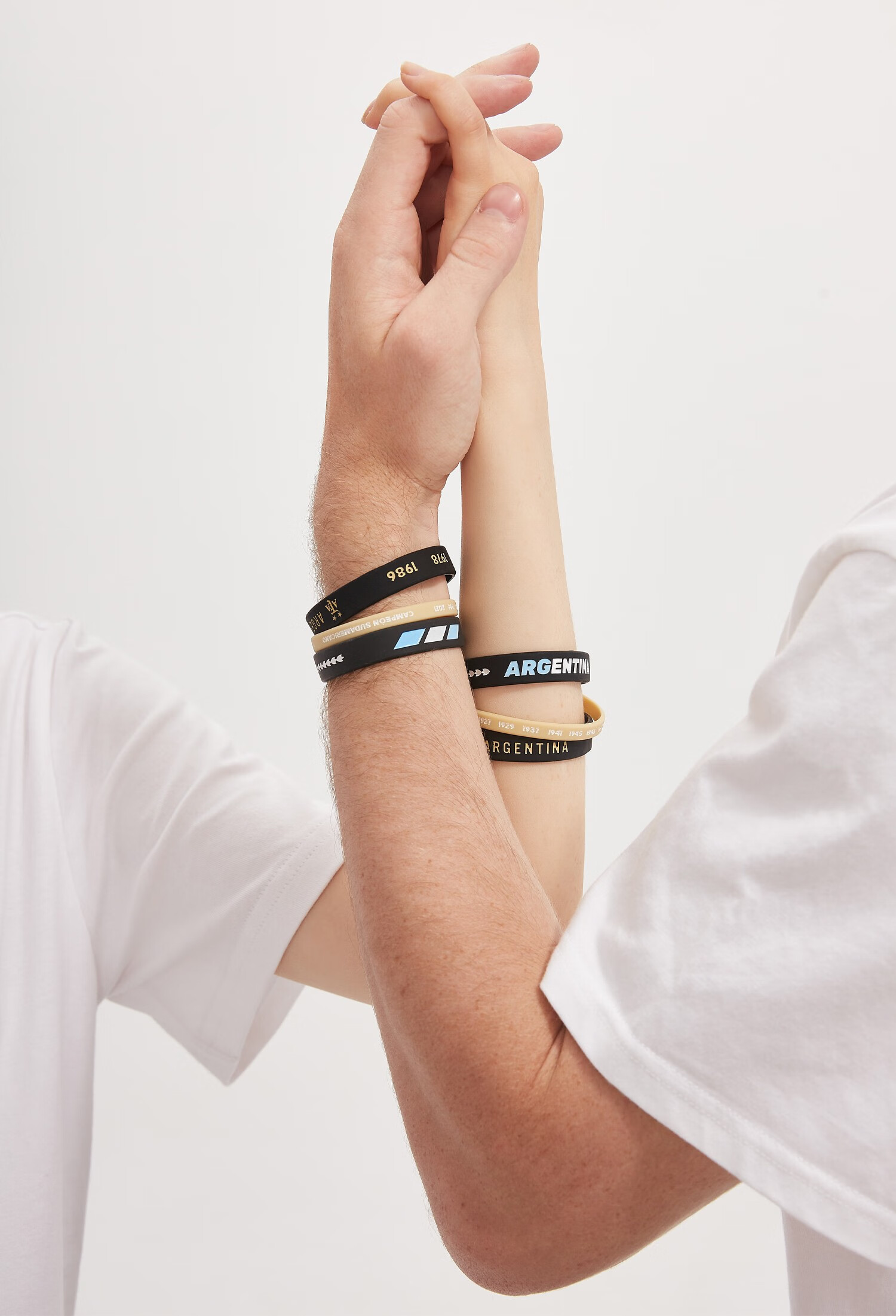 梅西手环美洲杯夺冠手环阿根廷国家队官方授权聚星动力黑金梅西足球