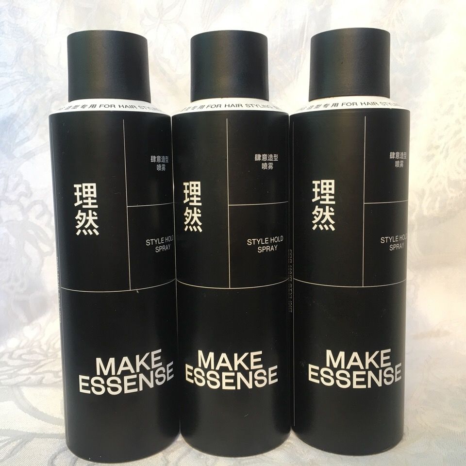 理然造型喷雾定型干发胶男士无味清香免洗头发去油蓬松250ml理然定型