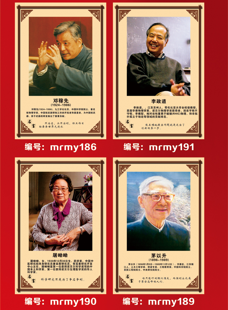 适用于科学家装饰画伟人画像 科学家爱因斯坦爱迪生居里夫人牛顿海报