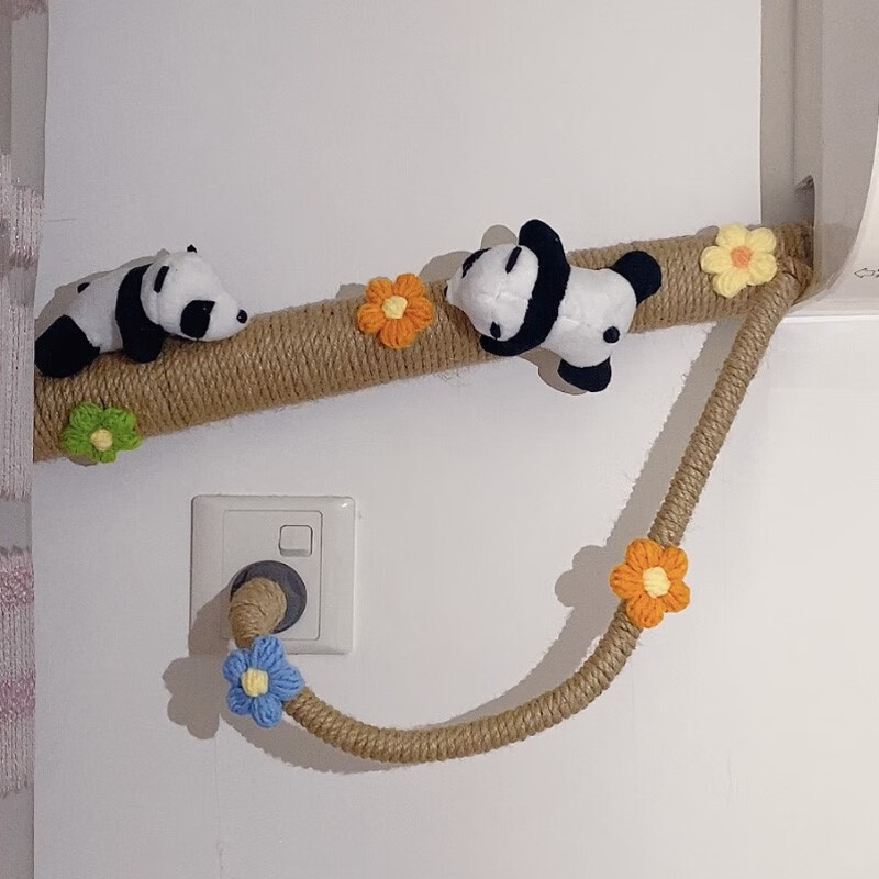 空调管装饰遮挡空调管装饰遮挡美化燃气管麻绳装饰水管管道装饰绳子