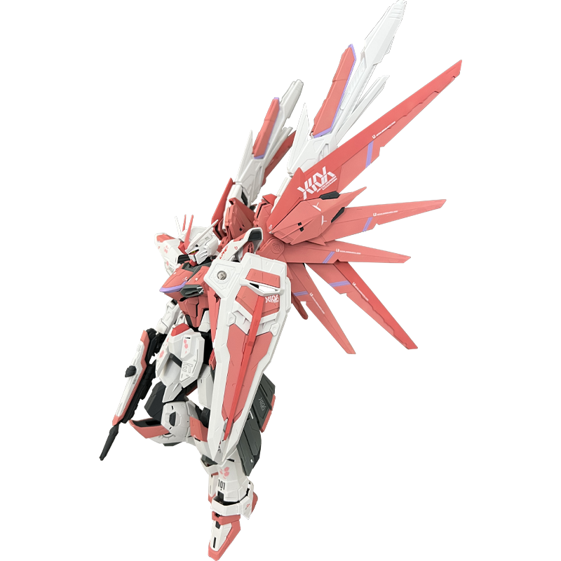 2022新款高达成品 福利改色mg樱花粉自由2.