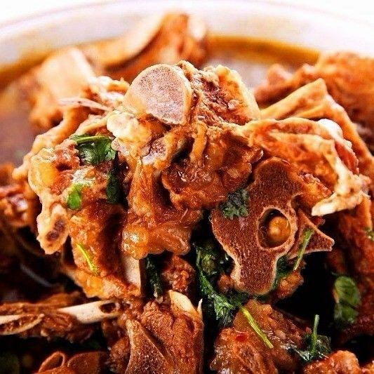 清真新鲜多肉牛蝎子牛脖骨大骨头牛脊骨带肉牛骨牛大骨3斤装多肉牛