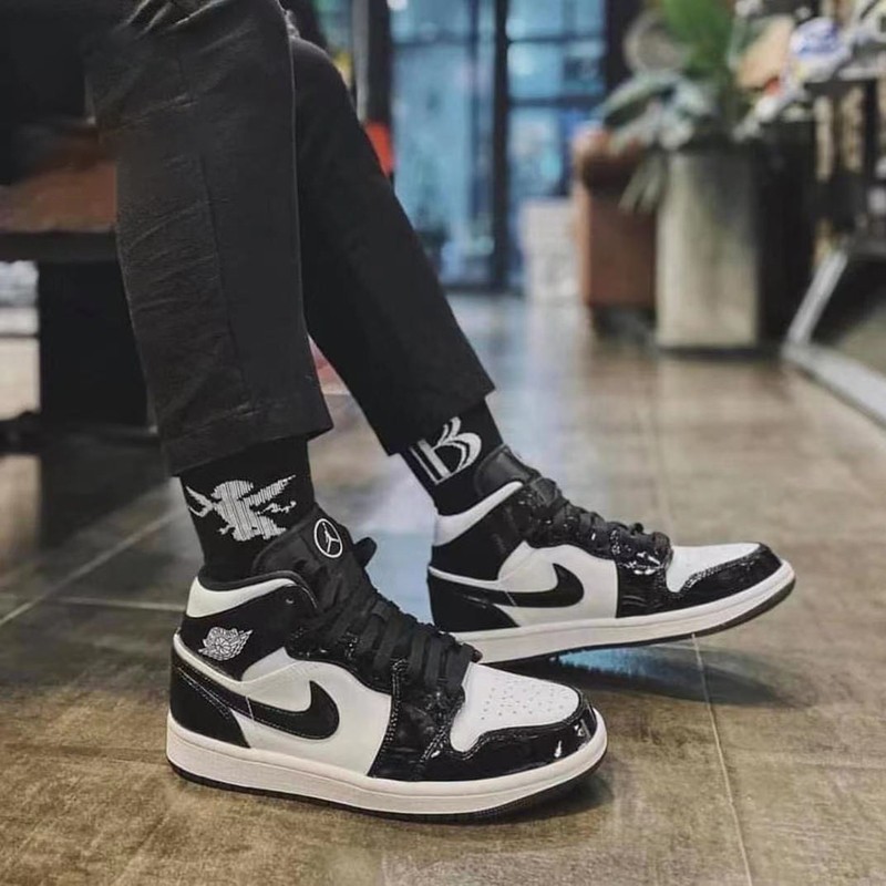 潮nike耐克官方艦店aj男鞋籃球鞋airjordan1aj1禁穿黑曜石黑綠腳趾