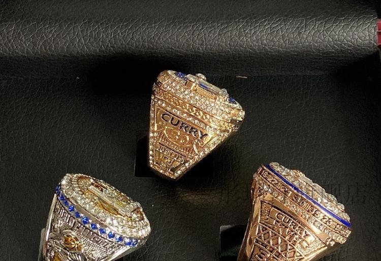 勇士总冠军戒指 nba总戒指金州勇士队2018年库里杜兰特mvp纪念定制