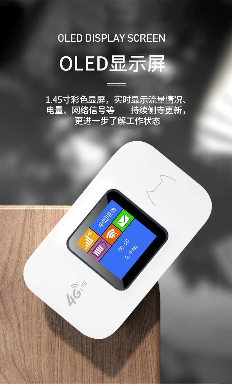 二手99新4g隨身wifi通插卡路由器移動上網卡車載wifi無限流量橫屏5