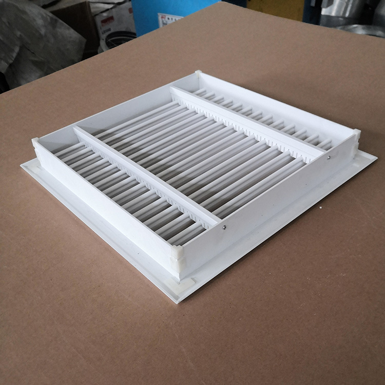 abs单层风口中央空调百叶出风口室内新风排风口定做塑料百叶窗开孔