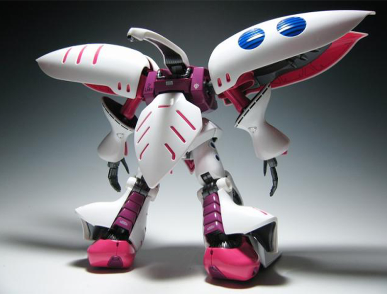 万代(bandai)万代高达拼装模型 mg 1/100 amx-004 qubeley 白色卡碧尼