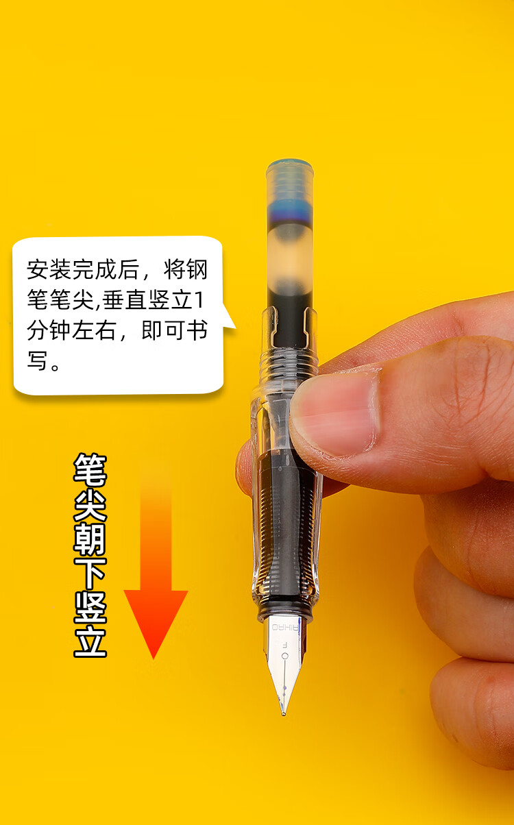 爱好(aihao) 名侦探柯南盒装墨囊小学生专用钢笔墨囊可替换晶蓝钢笔囊